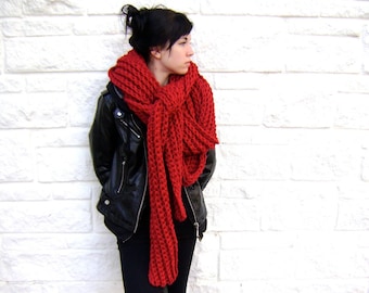 Crochet Scarf PATTERN - for Mile Long Scarf Cowl - High End Look - Hand Made Goodness - Instant Download