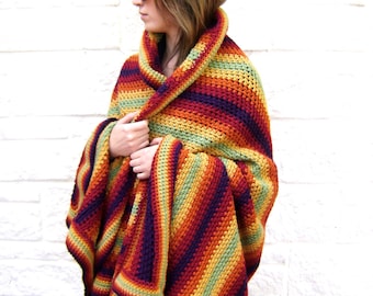 Fall Back Blanket PATTERN - Crochet Your Own Blanket
