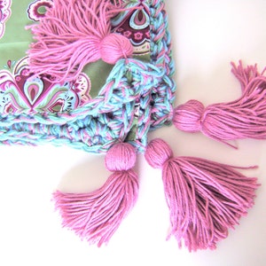 Crochet Pattern for Reversible Baby Blanket Easy Advanced Beginner Pattern On Sale Reg 7 INSTANT DOWNLOAD image 2