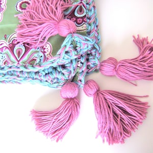 Crochet Pattern for Reversible Baby Blanket - Easy Advanced Beginner Pattern On Sale - Reg 7 INSTANT DOWNLOAD image 2