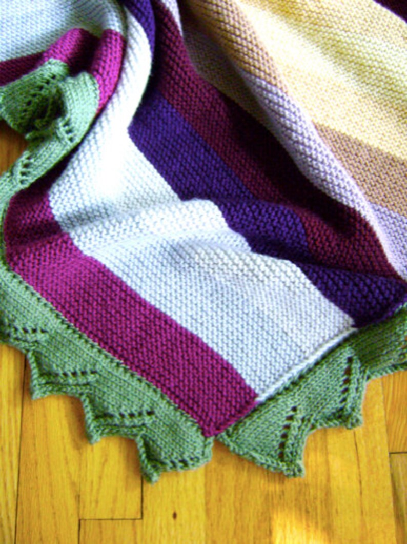 Jam on Toast Knitting Blanket PATTERN Knit Your Own Blankets Etsy