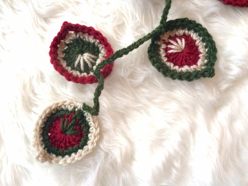 Peacock AND Curly Q's Garlands Crochet PATTERNS Two Patterns for One Price Great for the Beginner image 8