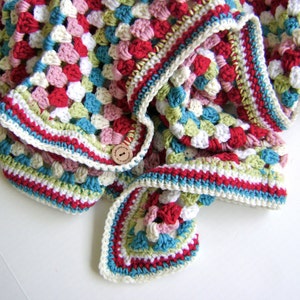 Cath Kidston Inspired Baby Blanket Pattern Skill Level Easy Great for Beginners image 1
