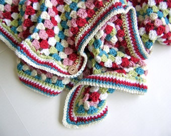 Cath Kidston Inspired Baby Blanket Pattern - Skill Level Easy - Great for Beginners