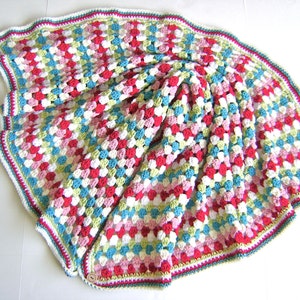 Cath Kidston Inspired Baby Blanket Pattern Skill Level Easy Great for Beginners image 4