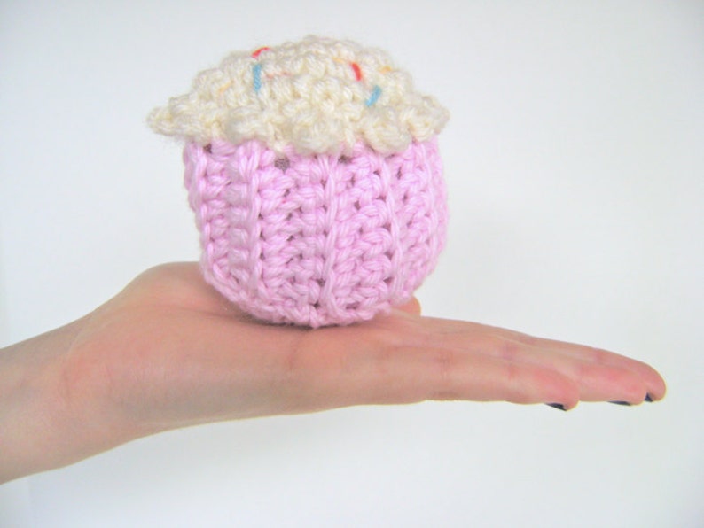 Crochet Pattern for Cupcake Toy or Pincushion INSTANT DOWNLOAD image 4