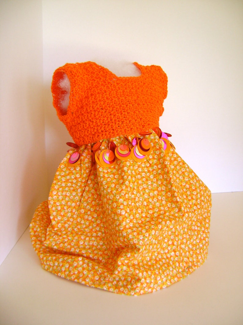 Fabric & Crochet Dress Pattern INSTANT DOWNLOAD Easy Pattern image 2