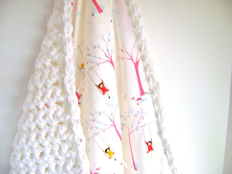 Crochet Pattern for Reversible Baby Blanket - Easy Advanced Beginner Pattern On Sale - Reg 7 INSTANT DOWNLOAD image 5