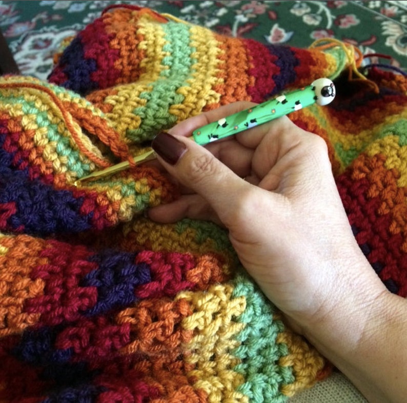 Fall Back Blanket PATTERN Crochet Your Own Blanket image 5
