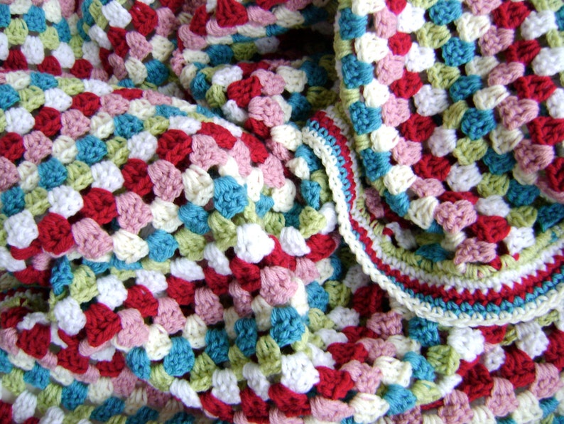 Cath Kidston Inspired Baby Blanket Pattern Skill Level Easy Great for Beginners image 3