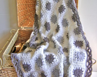 Grey Granny Goodness Blanket Pattern - For the Advanced Beginner INSTANT DOWNLOAD