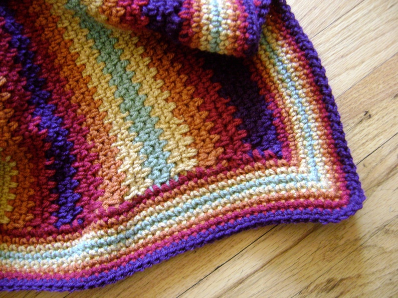 Fall Back Blanket PATTERN Crochet Your Own Blanket image 2