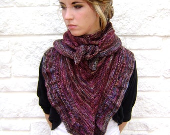Knitting Pattern for Cathedral Shawl - Instant Download