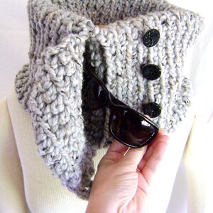 Crocheted Pocket Cowl Pattern Great For Yourself or As A Gift INSTANT DOWNLOAD image 4