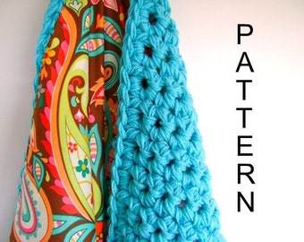 Crochet Reversible Baby Blanket Pattern - Easy Advanced Beginner Pattern