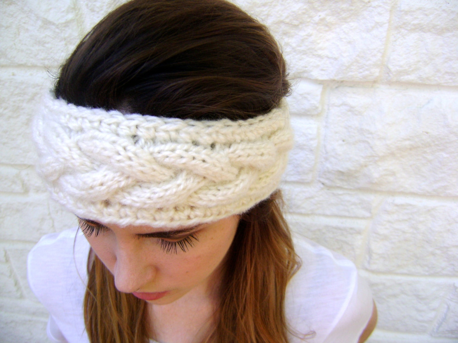Cable Knit Headband PATTERN INSTANT DOWNLOAD Etsy