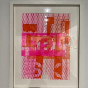 Risograph Print mit ikea RODALM Rahmen 40 x 50 cm
