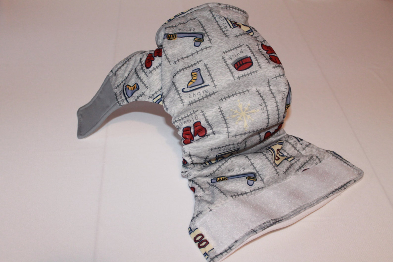 Hockey print all in one cloth diaper Etsy