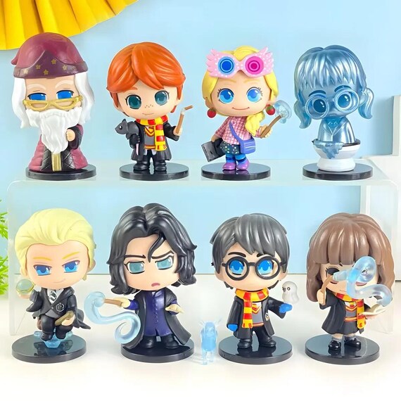 Harry Potter Action Figures Set, with Hermione Ron Malfort Models, Version Dolls for Car Decoration or Kids' Toys Gift
