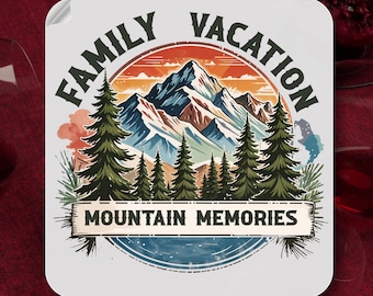 Family Vacation Montain Memories DTF Ready To Press,Family Vacation Dtf Transfer,Vacation Family Matching DTF Print, Family Trip Heat Press