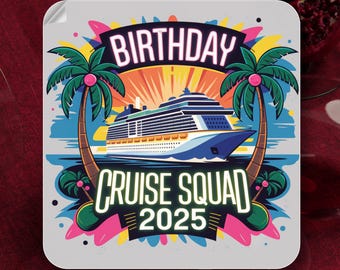 Birthday Cruise Squad Dtf Transfer, Birthday Trip Ready To Press, Cruise Birthday DTF, Heat Transfer, Birthday Cruise Party, Birthday Party