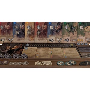 The Witcher: Path of Destiny – 3D-utskrivet spelarbräde – Kort- och tokenorganisatör bild 2