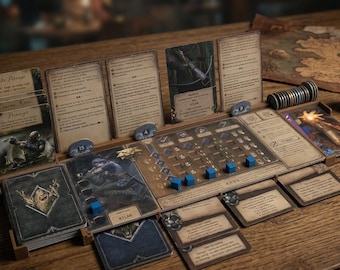 The Witcher: Old World - Premium 3D-tryckt spelarbrädeorganisatör
