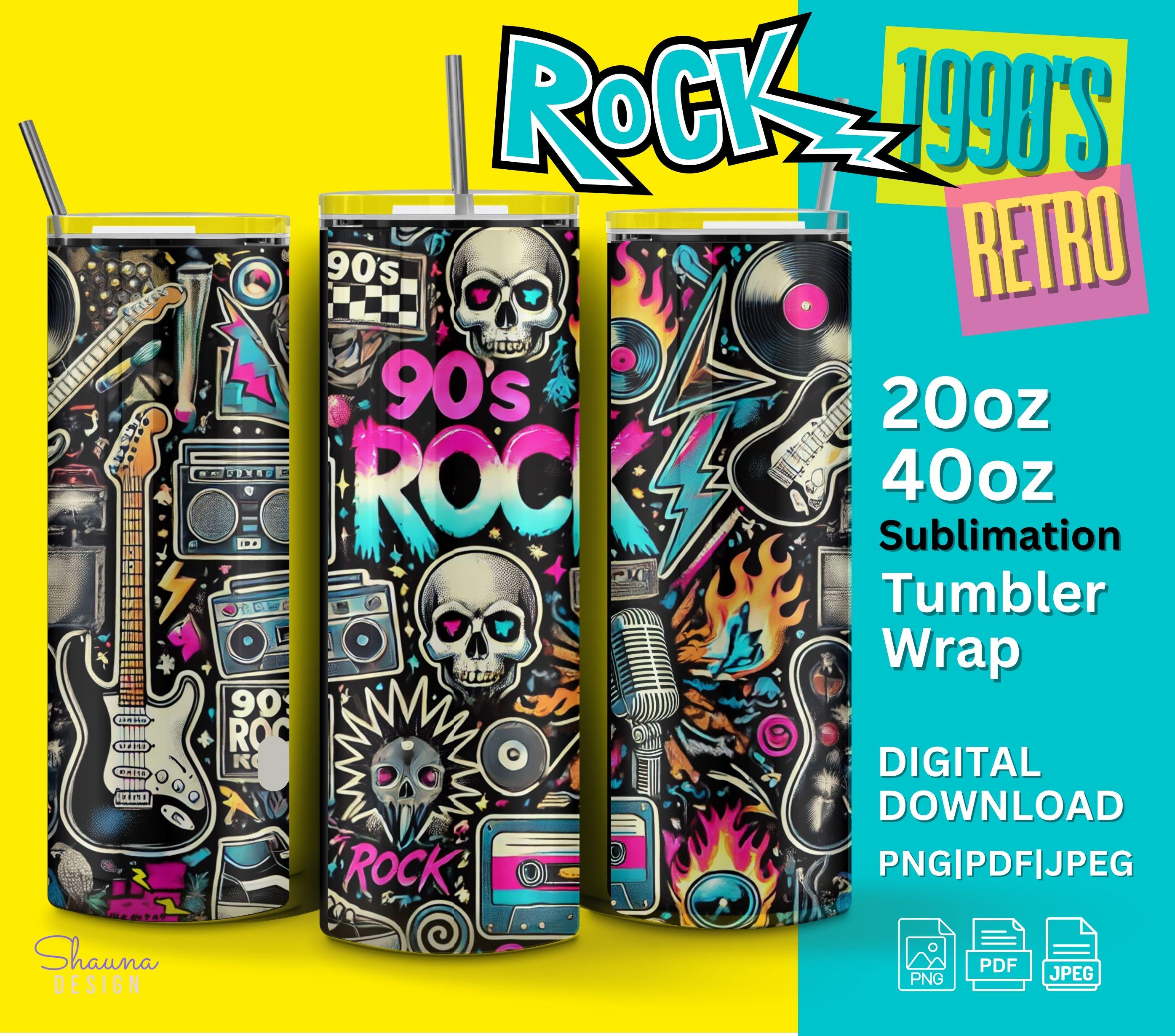 90s Flame Print - Etsy