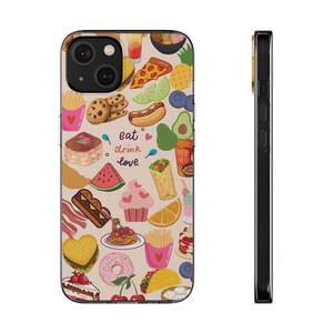 Telefoonhoesje Foodie - iPhone hoesje - Samsung hoesje - Perfect cadeau voor fijnproevers - Leuke zomervibes - Leuke telefoonaccessoires - telefoonhoesje