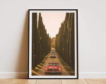 Vintage Car Poster: Retro Automotive Art Print (Digital Download)