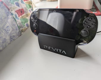 PS Vita Charger Display Stand 3d Printed 1000 OLED Model