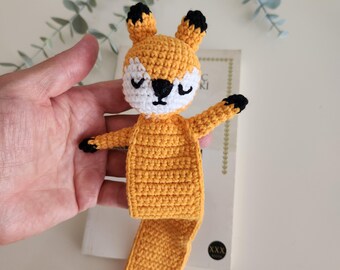 Crochet Fox Bookmark, Cute Animal Bookmark, Handmade Book Accessory, Teacher Gift, Student Gift, Reader Gift