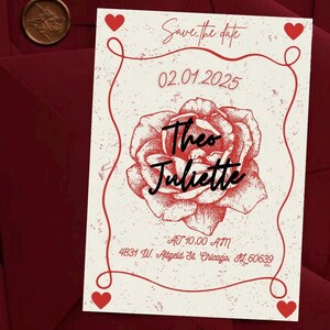 Editable Wedding Invitation Template | Canva Wedding Invite | Vintage, Retro & Customizable Digital Download | Printable