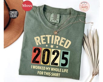 Comfort Colors Retirement Shirt: Funny Retiring Tee for Men & Women