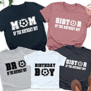 Custom Soccer Birthday Shirt: Personalized Name & Number, Boys Football Tee