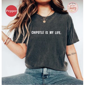 Comfort Colors Chipotle Shirt: Spicy Foodie Tee