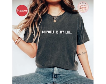 Comfort Colors Chipotle Shirt: Spicy Foodie Tee
