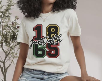 Juneteenth 1865 Comfort Colors Tee: Freedom & Black History