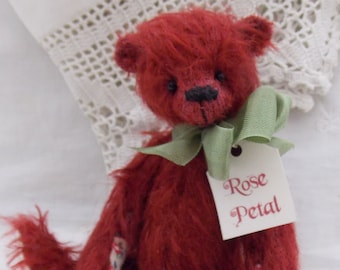 Rose Petal - Complete Kit for a Miniature Bear