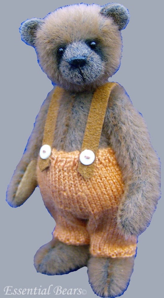 Alistair Miniature Teddy Bear Digital Pattern - Etsy