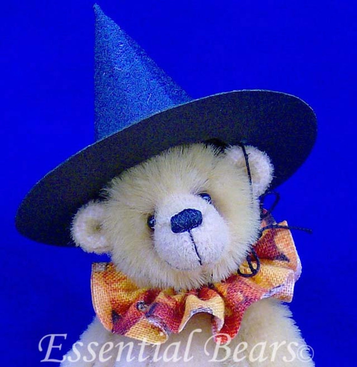Jinx Halloween Witch Teddy Bear Digital Pattern Etsy