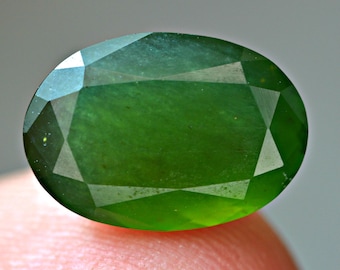3.90ct Rare Transparent Quality Nephrite Top Cut Gemstone from Afghanistan