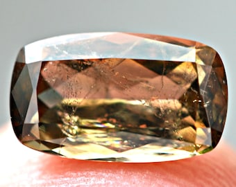 1.58ct Multicolor Axinite Gemstone: Cushion Cut from Pakistan