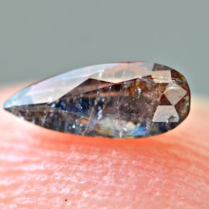 0.16ct Rare Blue Phantom Axinite Top Cut Gemstone from Pakistan
