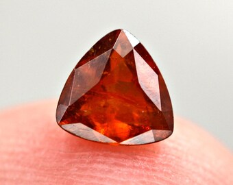 Natural Brown Trillion Bastnasite Gemstone from Pakistan (5.5x5.5x2.5mm)