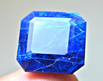 16.90ct Rare Blue Sodalite Top Cut Gemstone from Afghanistan
