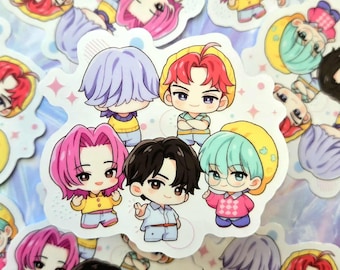 Kpop Demon Hunters Saja Boys Clear Sticker