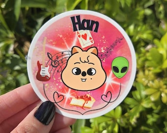 Stray Kids Hanquokka Sticker, SKZOO, Han sticker