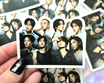 Stray Kids OT8 Collage Vinyl Sticker, SKZ sticker