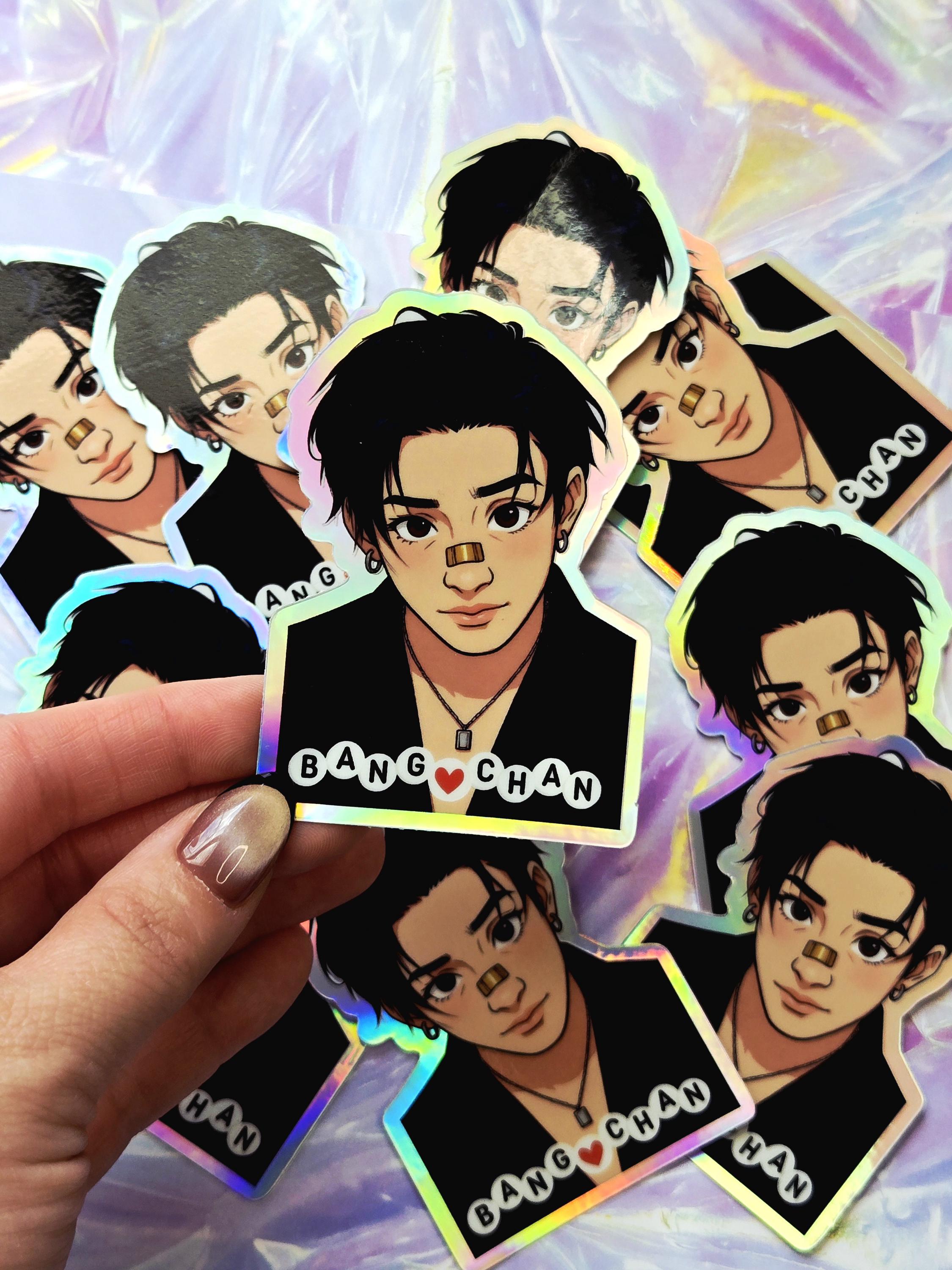 Stray Kids Bang Chan Holographic Sticker, SKZ Fan Art - Etsy